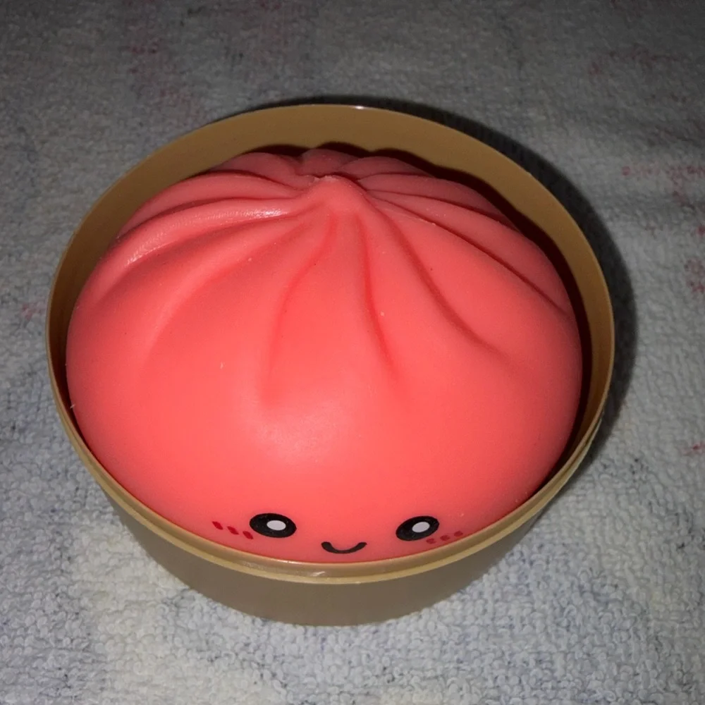 Bun Squishy Toy - Assorted Pastel Colors - For One Choose your Color  NWT